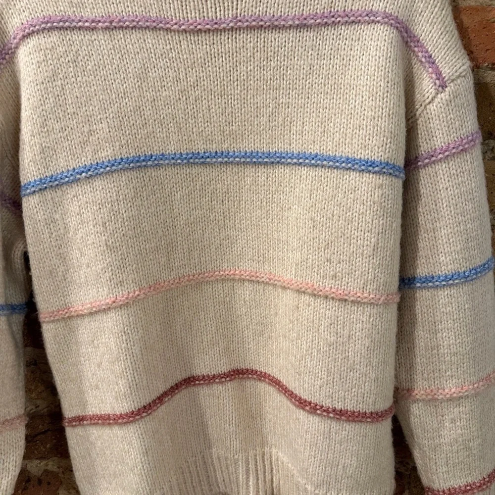 Cozy Multicolor Striped Sweater - Picture 4 of 5